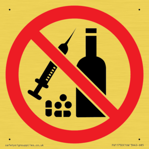 P908 Prohibition: No alcohol or drugs